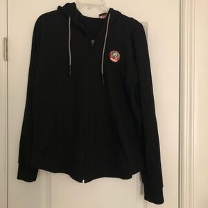 Robert Frank Black Full Zip Hoodie Jacket